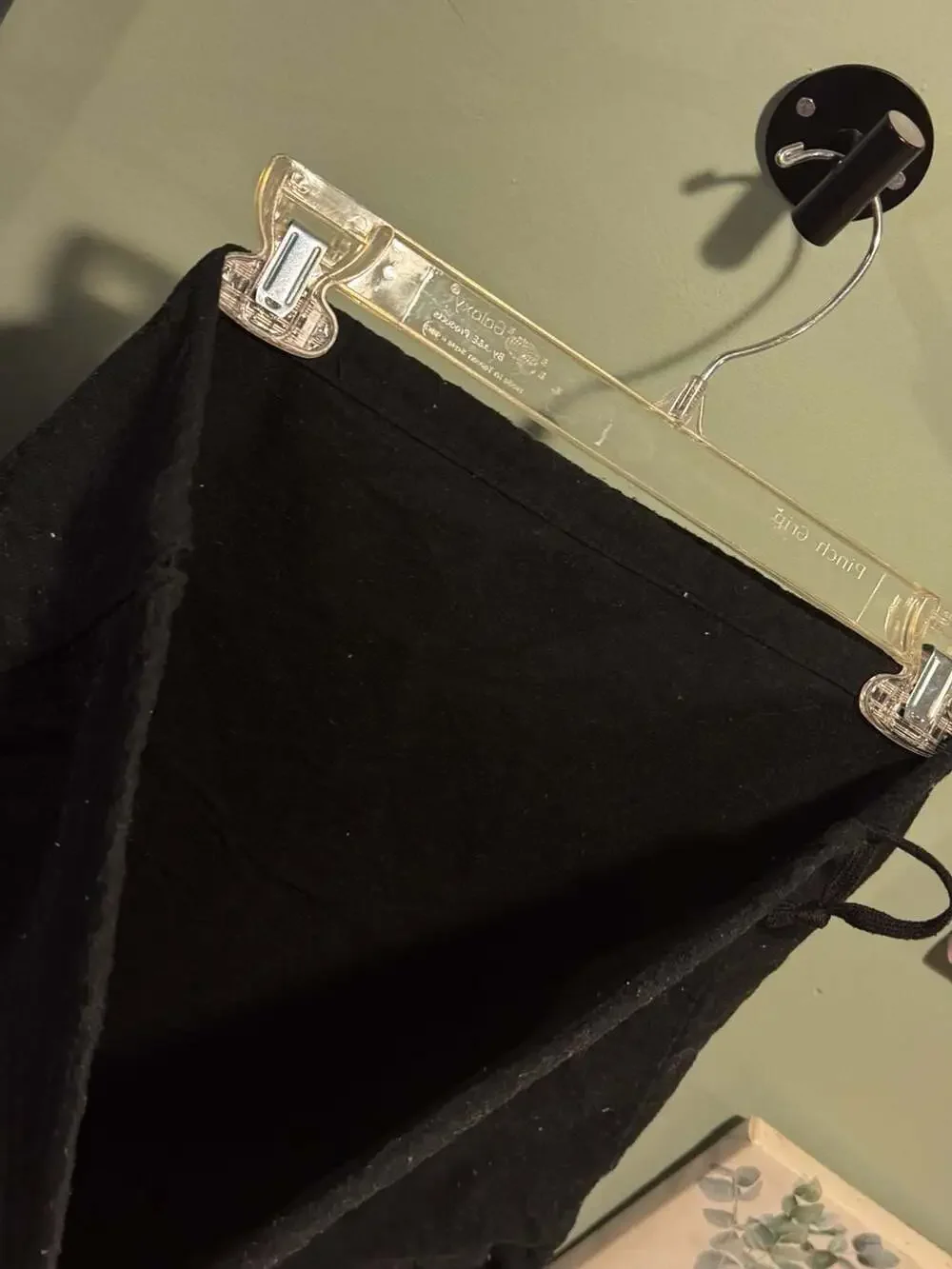 FRYE Black Cotton Drawstring Dust Bag Storage Dustbag